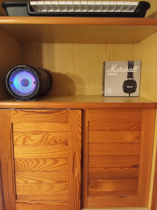 speaker finished onshelf